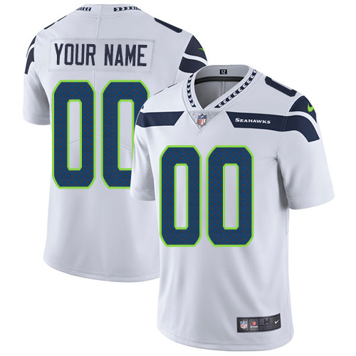 Men's White Seattle Seahawks ACTIVE PLAYER Custom Vapor Untouchable Limited Stitched NFL Jersey